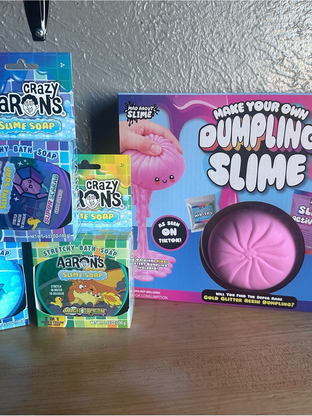 Crazy Slime Bundle - Crazy Aaron’s Slime Soap and RMS Dumpling Slime Kit- Pink